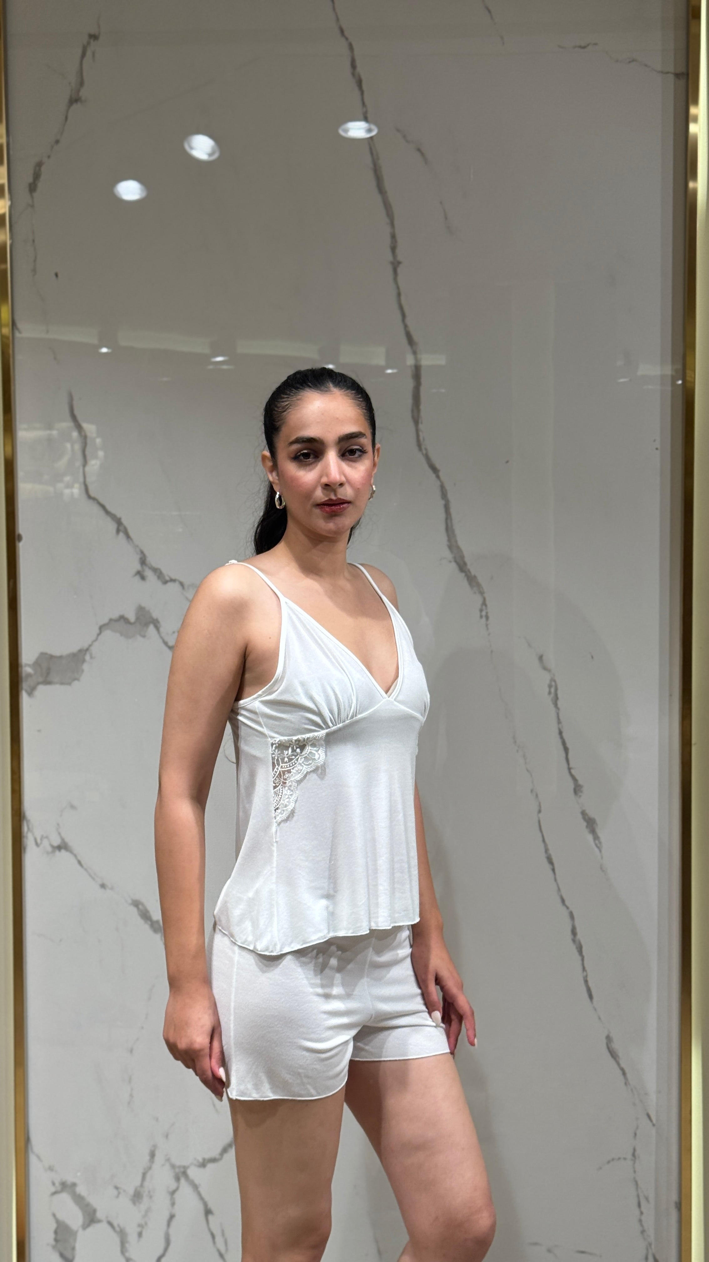 Saten Sabahlık - Dantel Detaylı 6'lı Set Takım