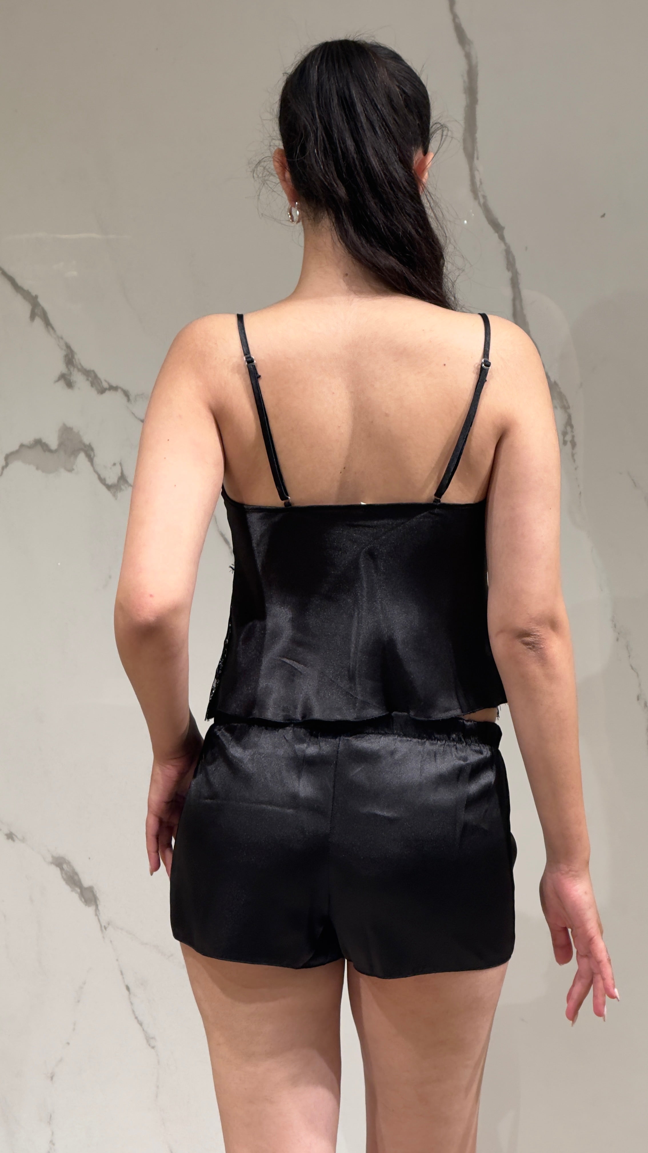 Saten Sabahlık Dantelli - 6'lı Set Takım