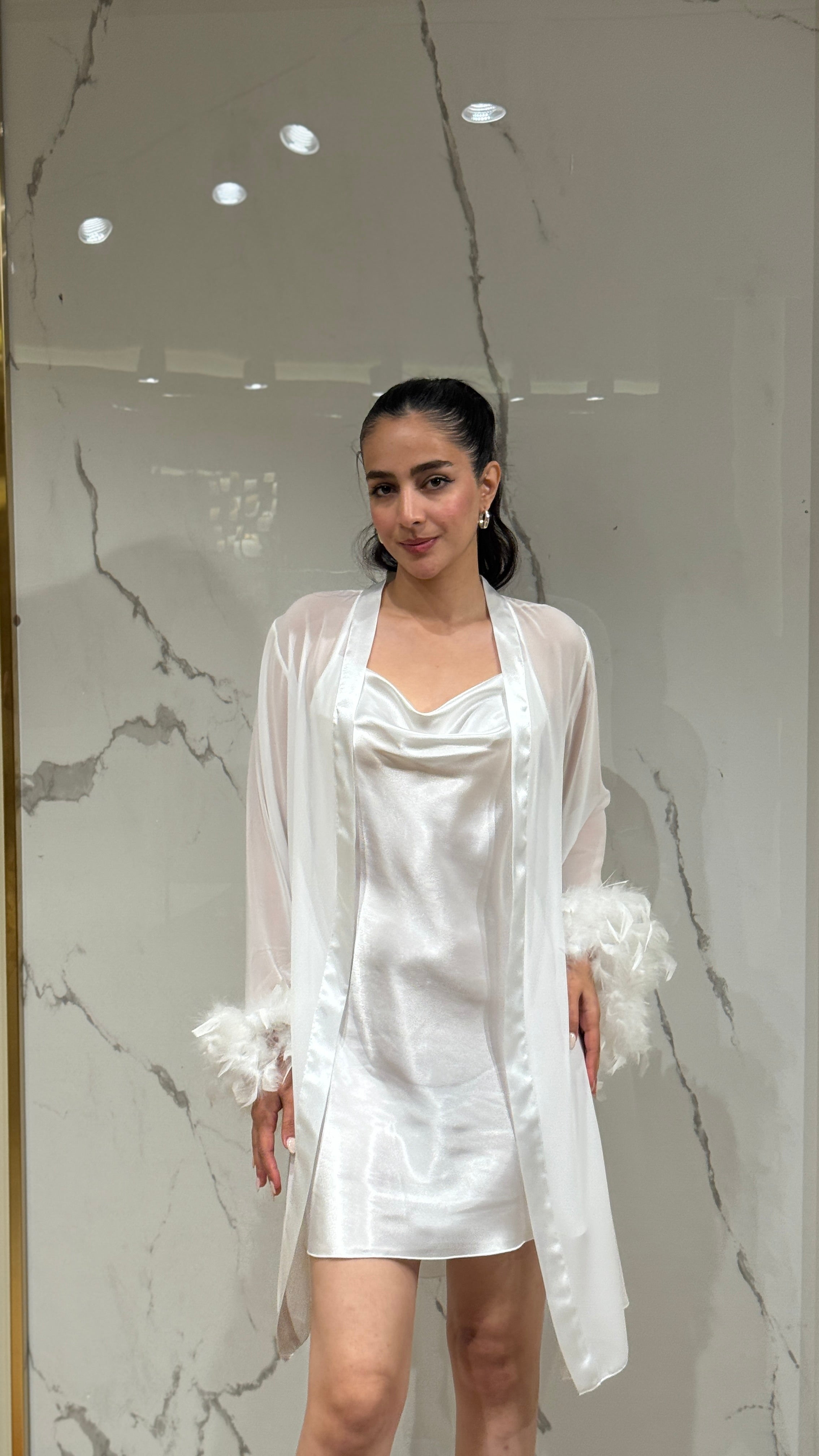 Saten Sabahlık 6'lı Set Takım