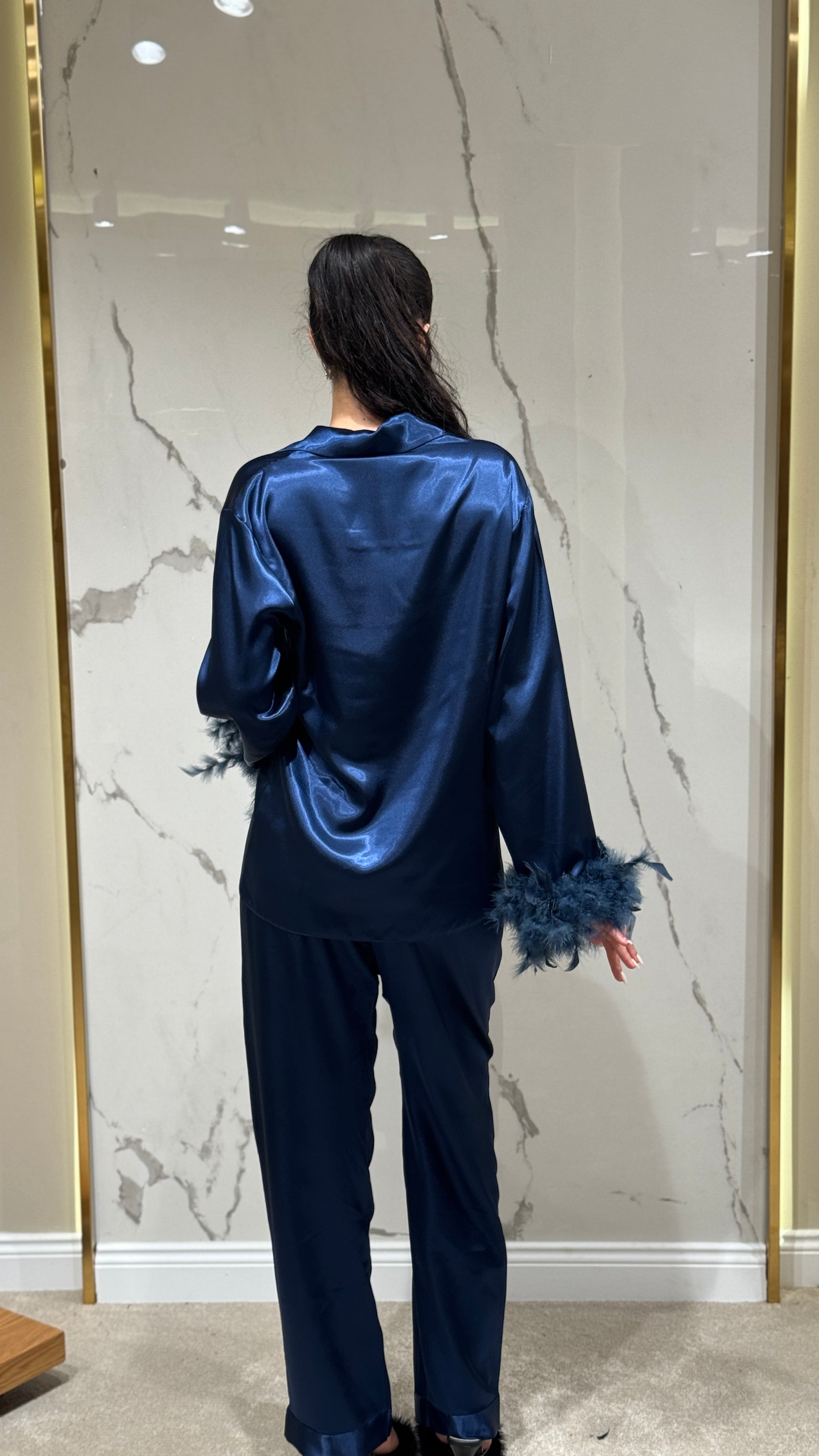 Saten Sabahlık 6'lı Set Takım