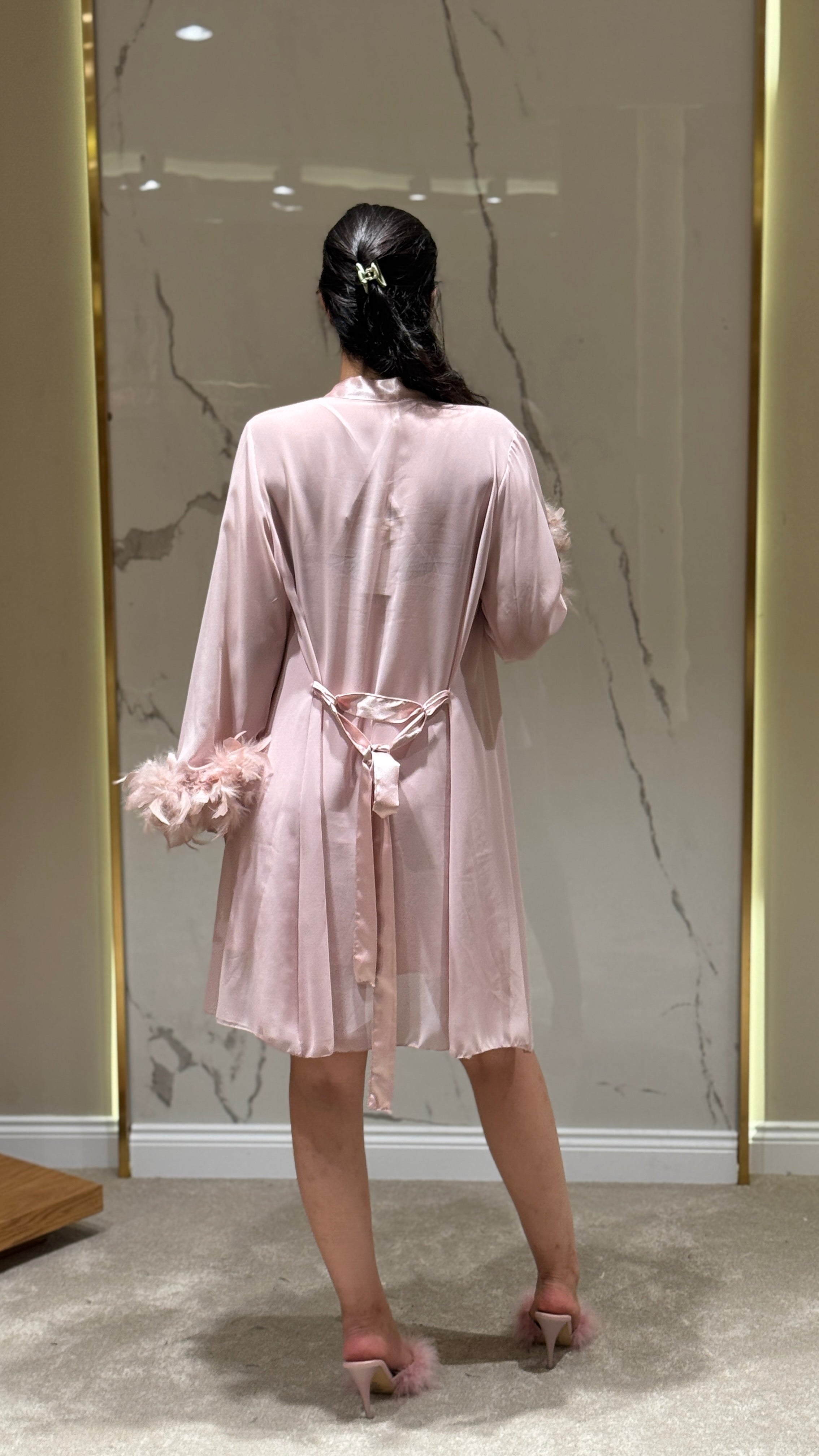 Saten Sabahlık 6'lı Set Takım