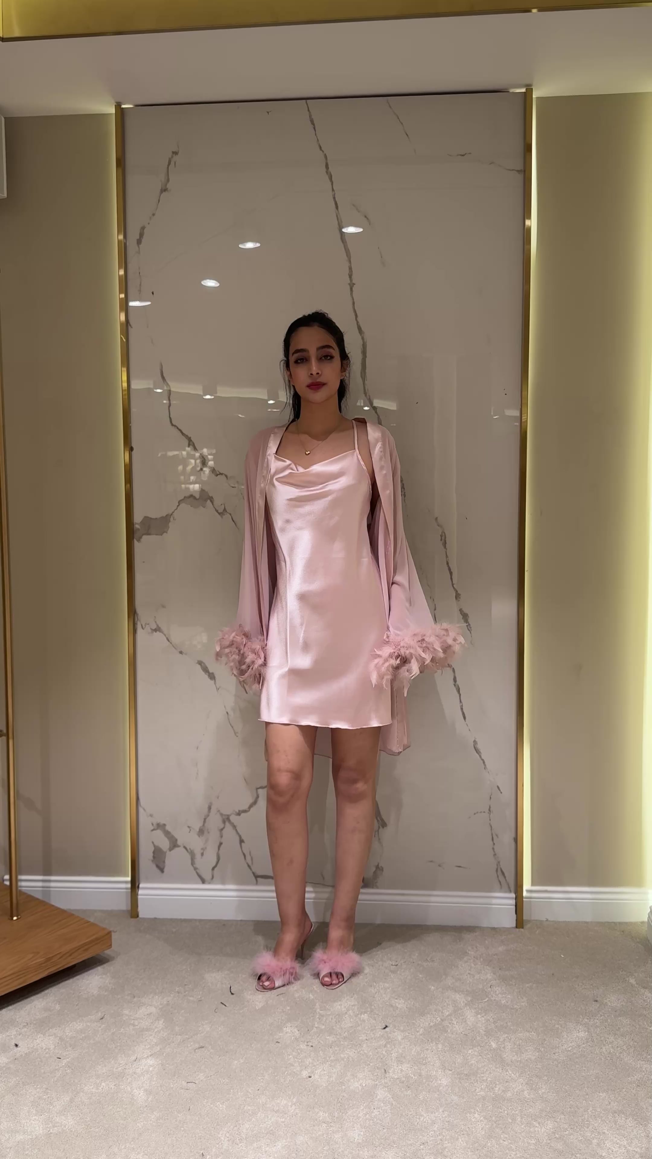 Saten Sabahlık 6'lı Set Takım