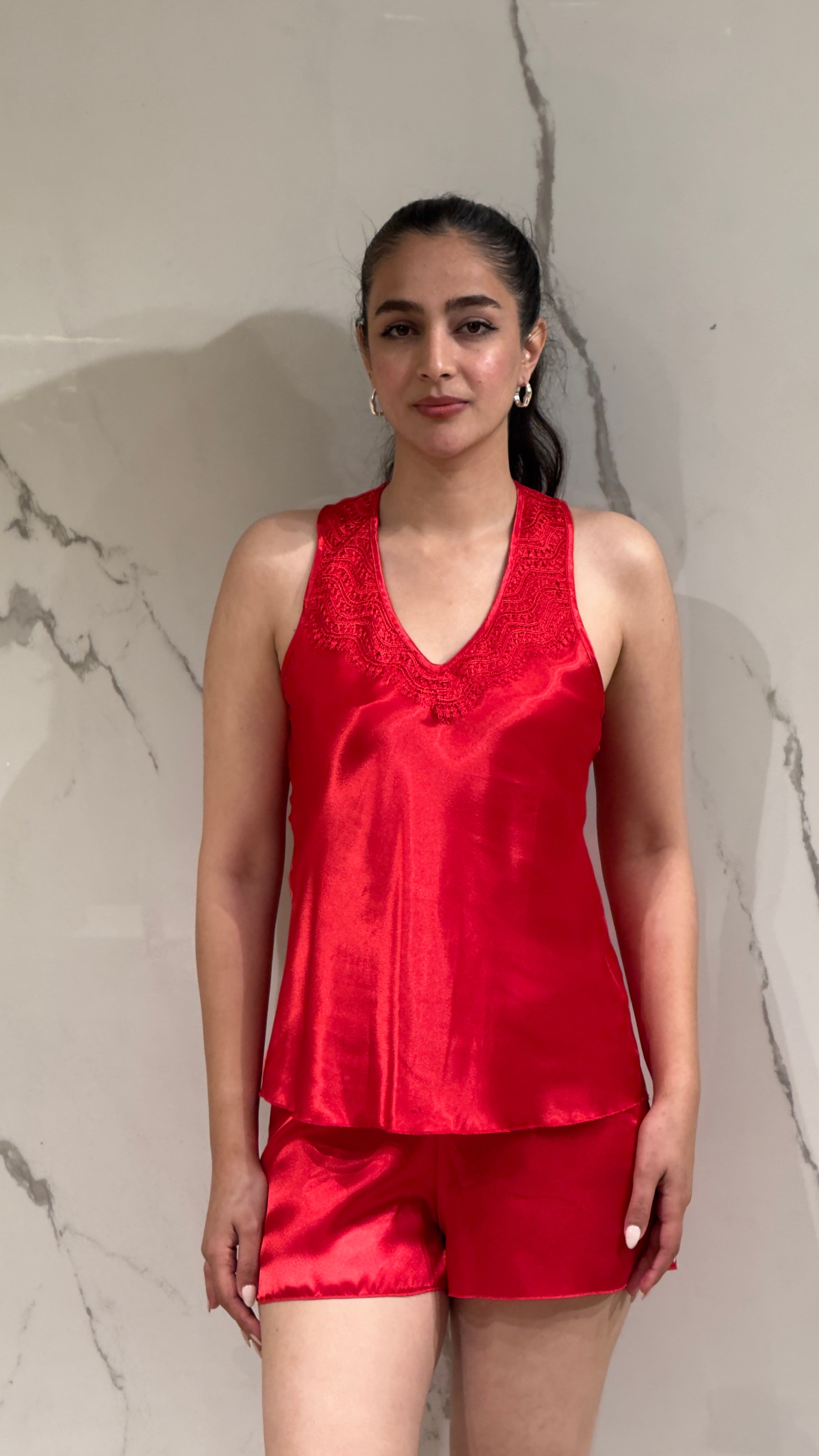 Saten Sabahlık 6'lı Set Takım